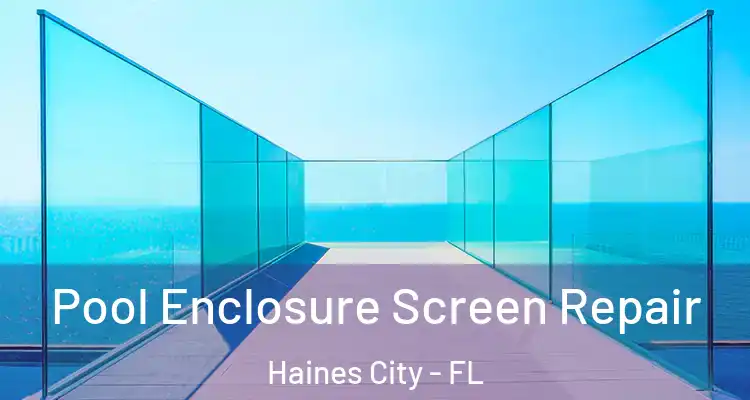  Pool Enclosure Screen Repair Haines City - FL